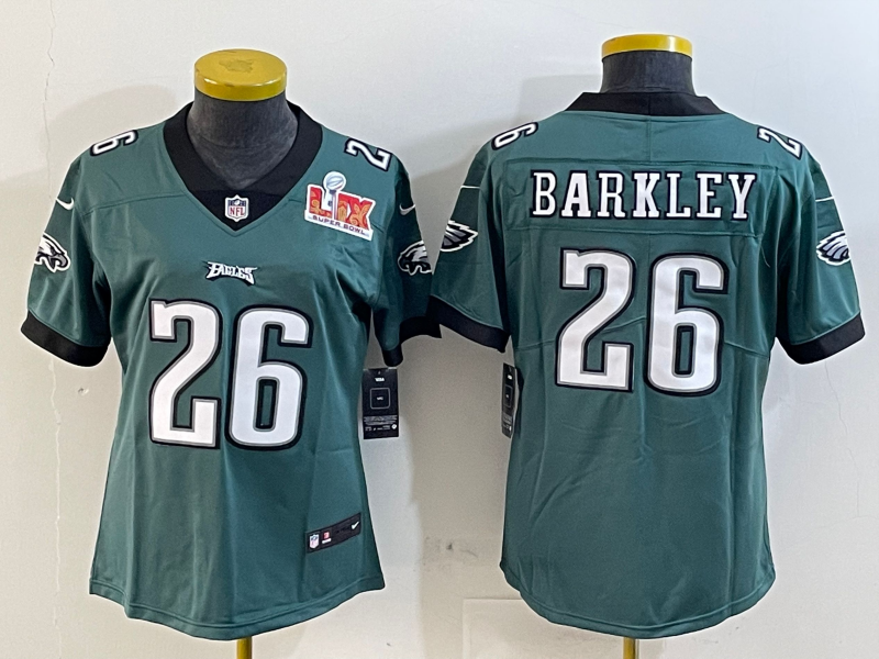 Youth Philadelphia Eagles #26 Barkley green 2025 Nike NFL jersey style 6